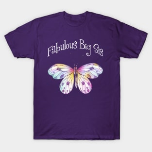 Fabulous Big Sister Butterfly T-Shirt